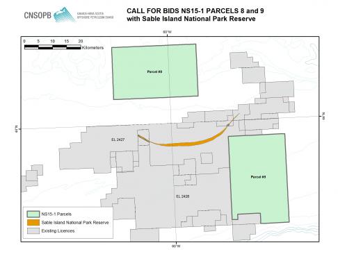 Parcels - Proximity to Sable Island National Park Reserve